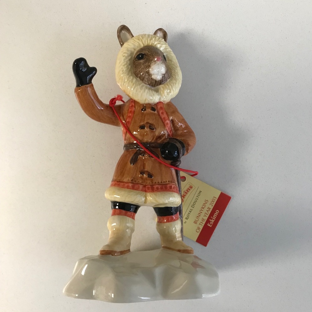 Bunnykins of the Year 2003 Royal Doulton Figurine  “Eskimo” DB275